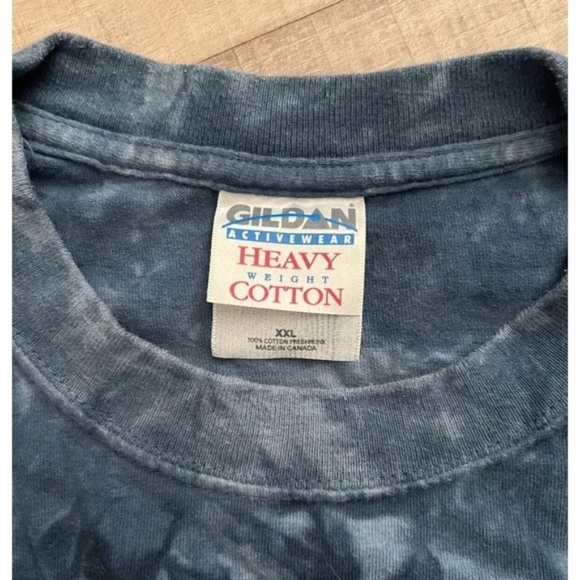 Mountain Wolf Family Howling Bark at Moon Wolves Y2K Tie Dye Shirt Adult XXL - Picture 4 of 5